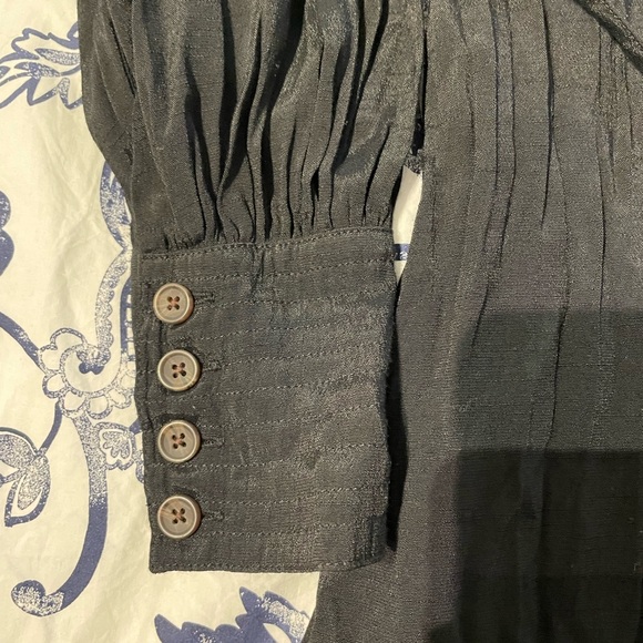 Banana Republic Black Long-Sleeve Dress - Picture 3 of 3